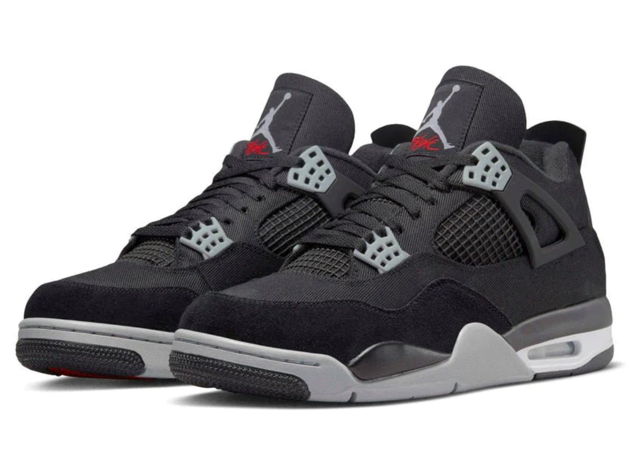 Jordan 4 Black Canvas - Image 2