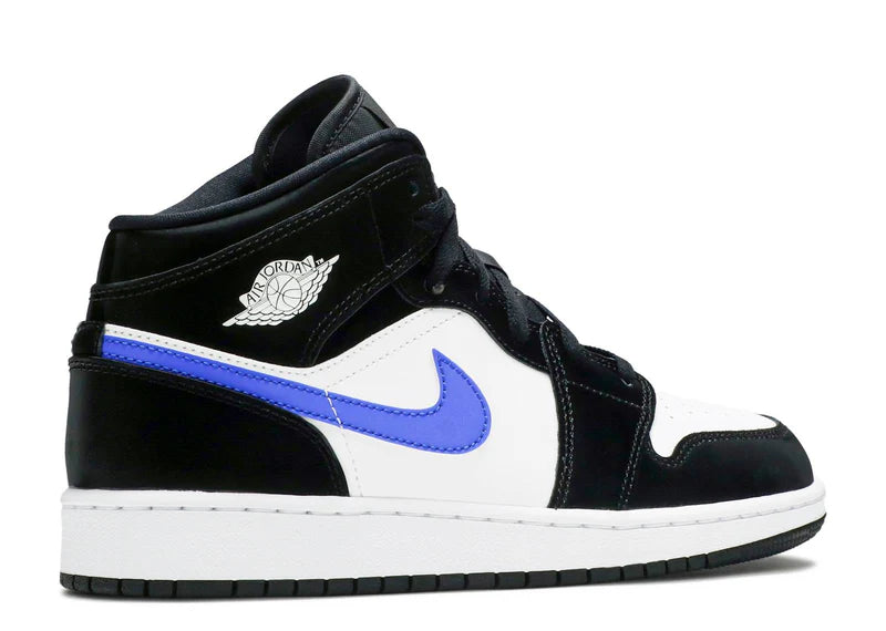 Jordan 1 Mid Racer Blue (GS) - Image 2