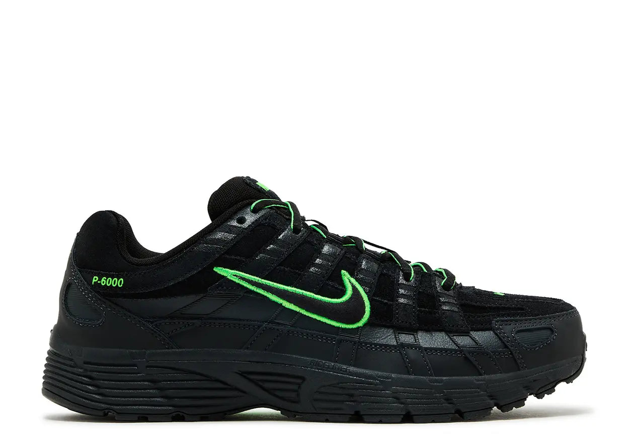 Nike P-6000 Premium 'Black Impact Green'