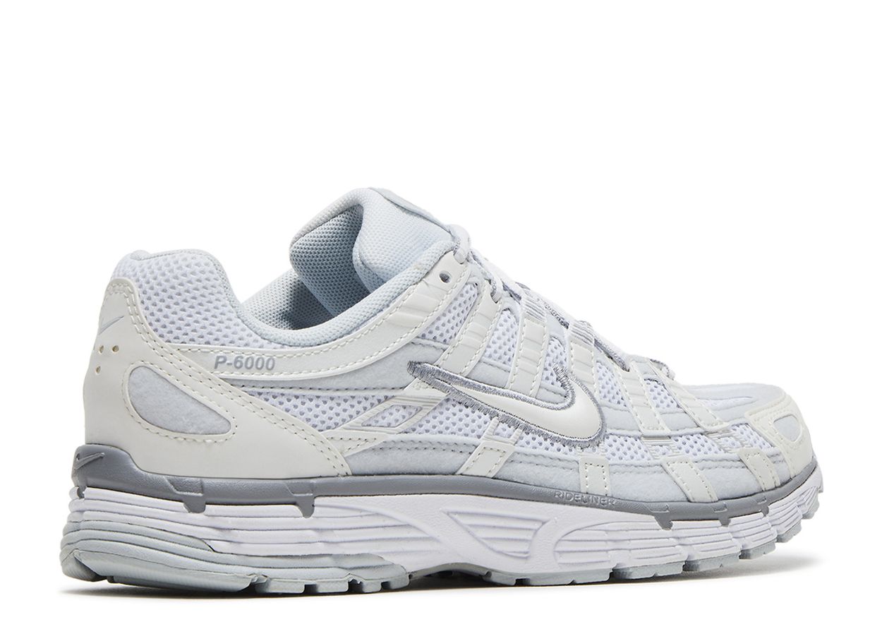 Nike P-6000 Summit White Pure Platinum ‘W’ - Image 3